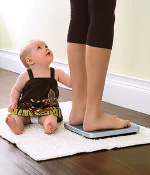 A parent and young child share an active moment